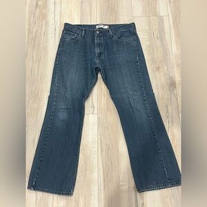 Levi's 527 36x32 Dark Blue Bootcut Men's Jeans